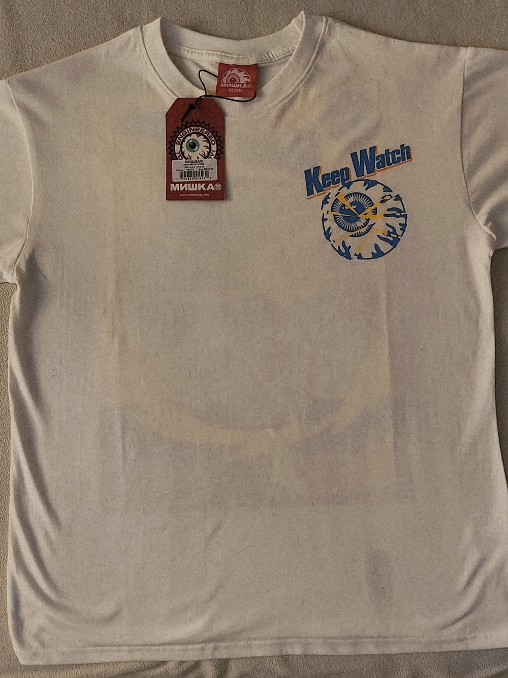 Mishka Keep Watch Graphic Tee - White